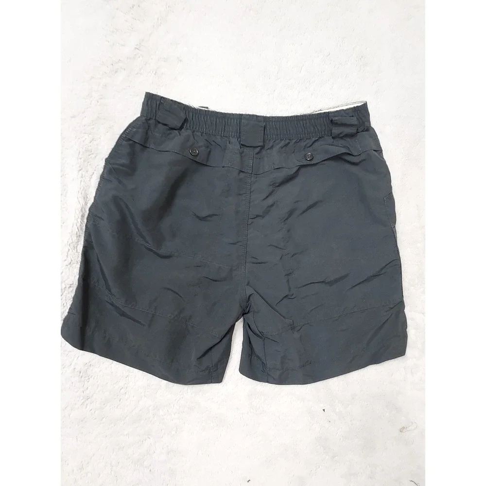 Aftco Shorts Mens 38 Fishing Cargo Nylon Navy Hybrid Elastic Waist Fishing Beach